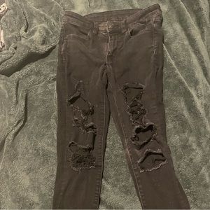 American eagle ripped jeans